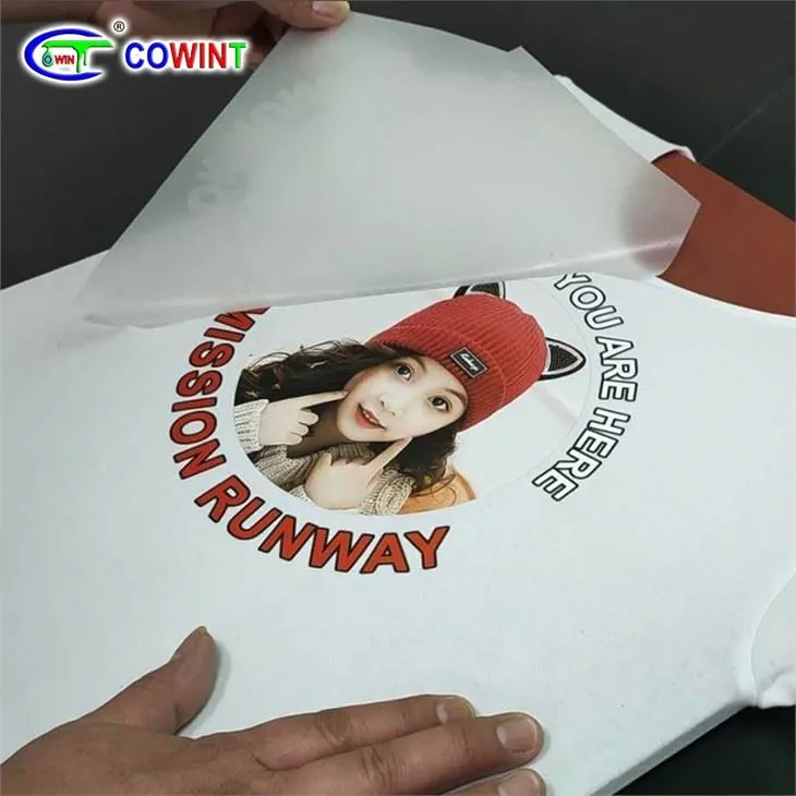 75u Pet Sheet T Shirt Printing Sticker Heat Transfer Film in 0.6*100m